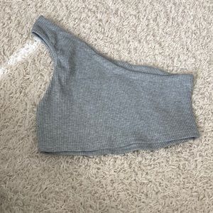 Woman’s One Shoulder Crop Top